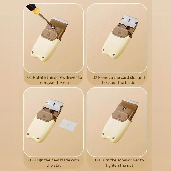 All-Purpose Compact Cleaning Scraper