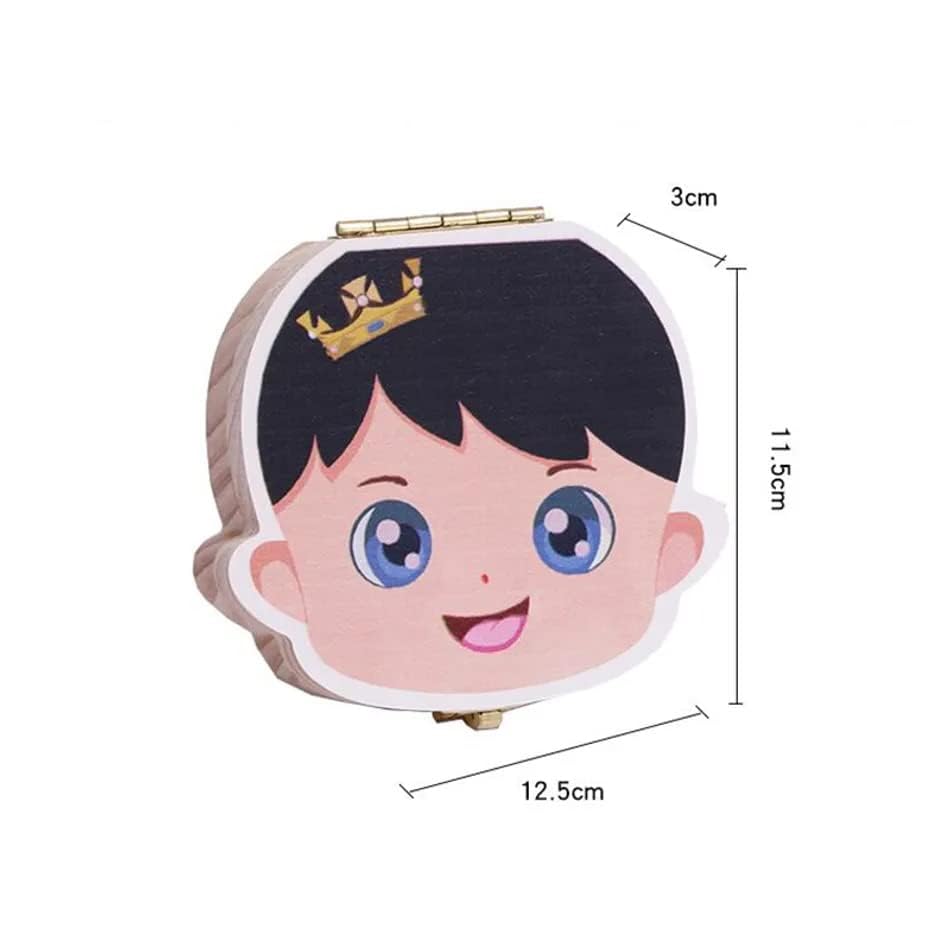 Baby Tooth Fairy Keepsake Wooden Box