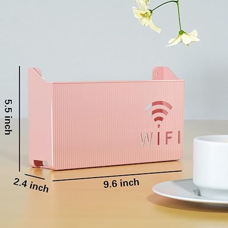 Clean Space Wi-Fi Router Holder