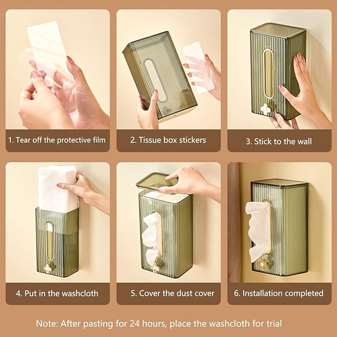 Waterproof Tissue Box With Hook