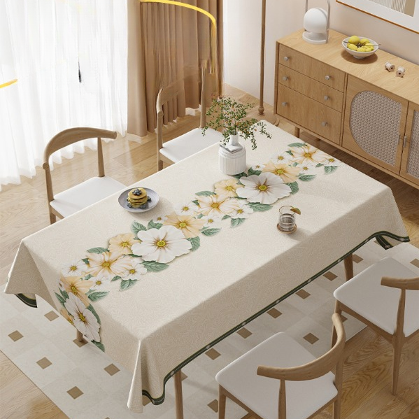 SpillProof Elegant Flower Tablecloth