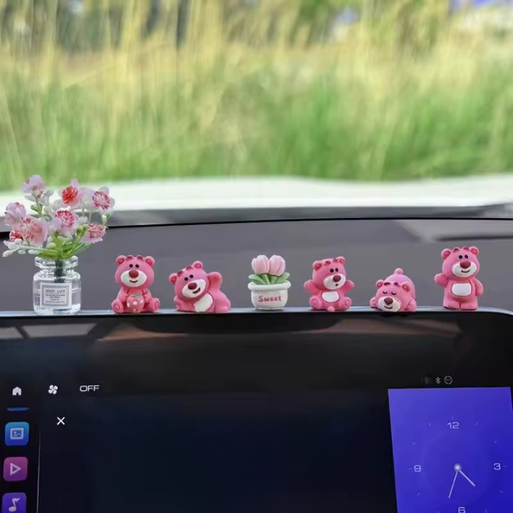 Cute Strawberry Bear Decor