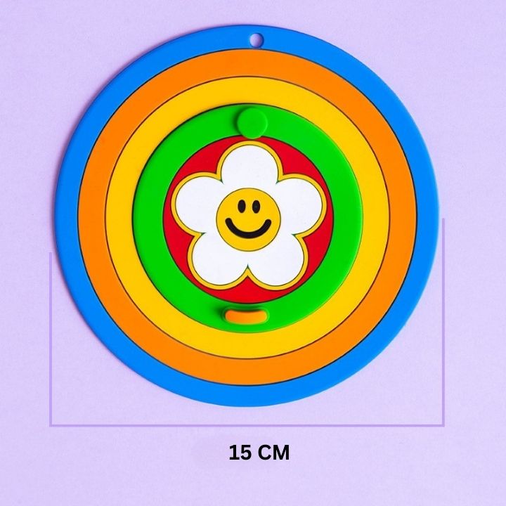 Cute Smiley Flower Drain Filter