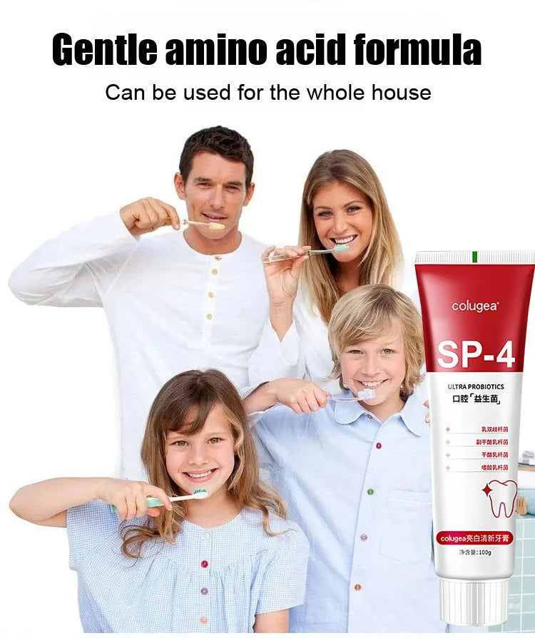 SP-4 Probiotic Whitening Toothpaste, Teeth Whitening Toothpaste (Pack of 1)