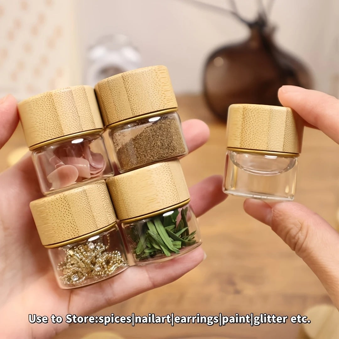 Mini Glass Dispenser Bottles