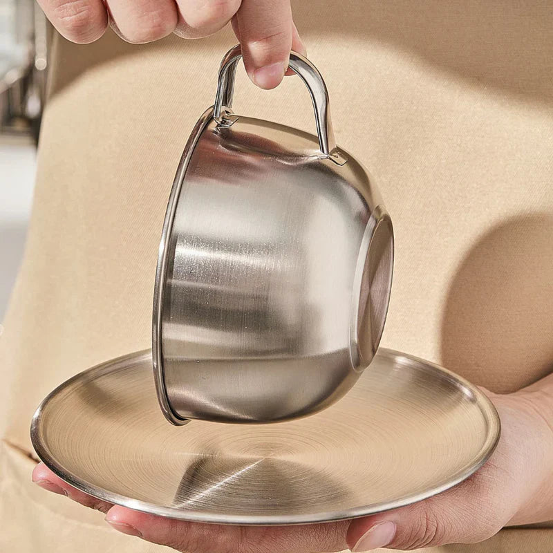 Premium Cup Set with Lid & Spoon