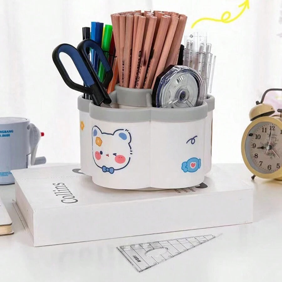 Plum Blossom Shaped Pen Holder