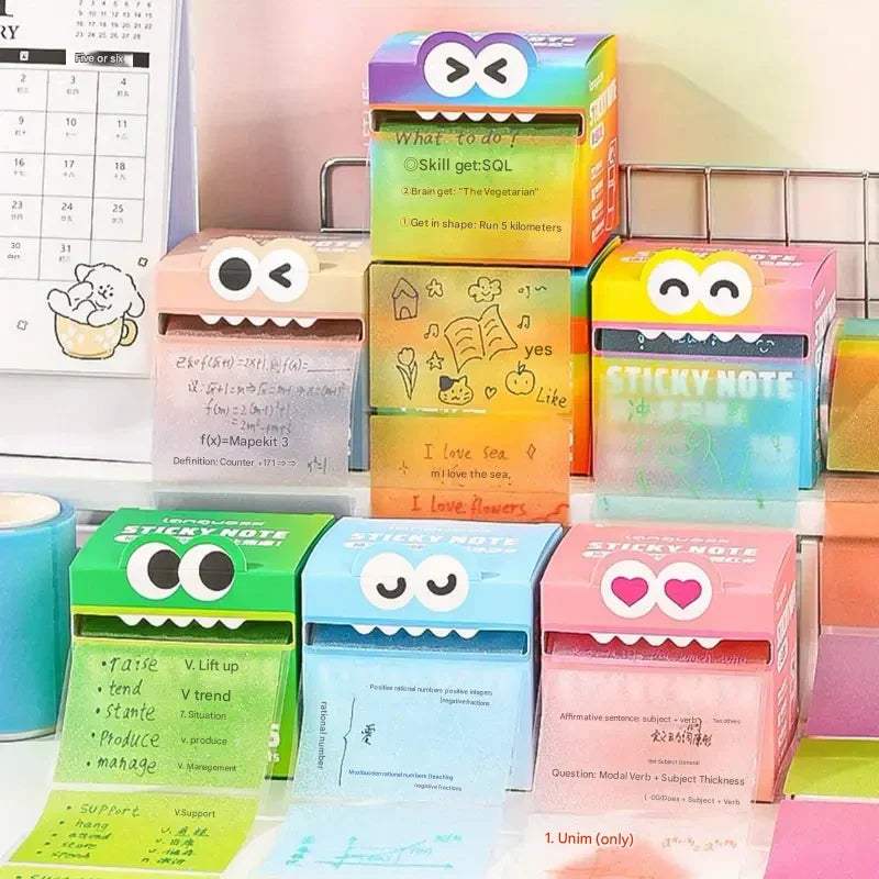 New Transparent Color Pop Sticky Notes