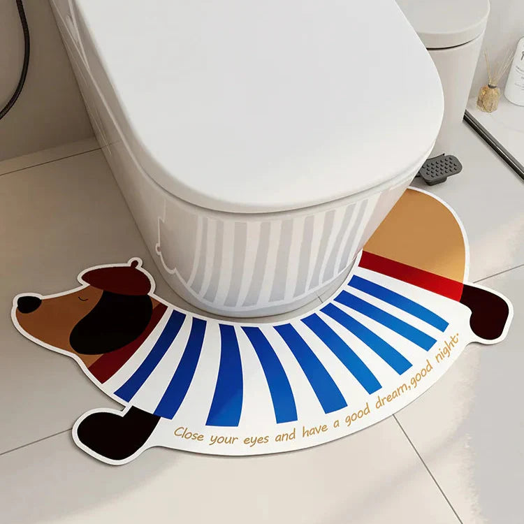 Cartoon Toilet Floor Mat