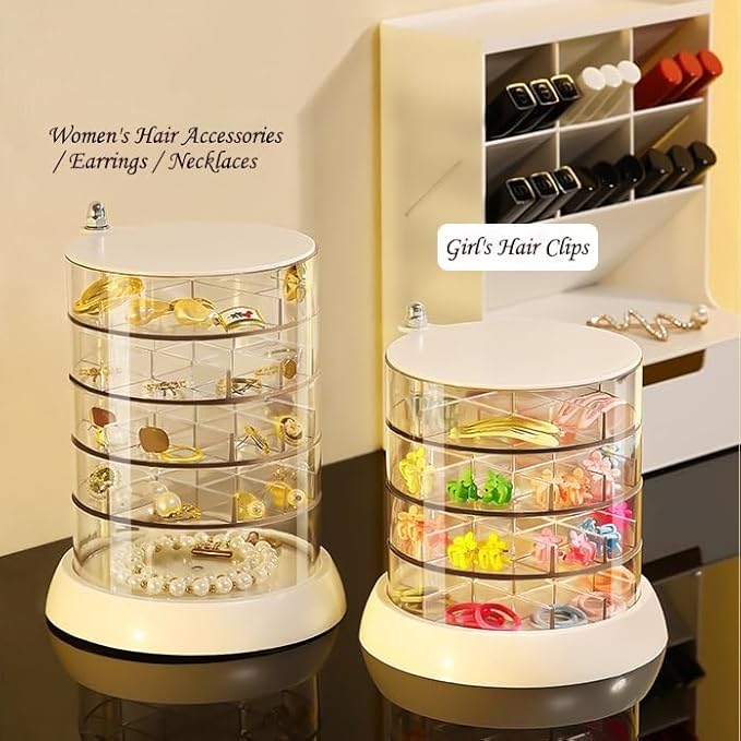 Smart Swivel Jewelry Organizer Tower