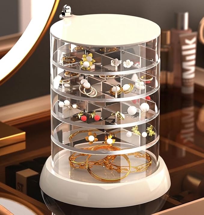 Smart Swivel Jewelry Organizer Tower