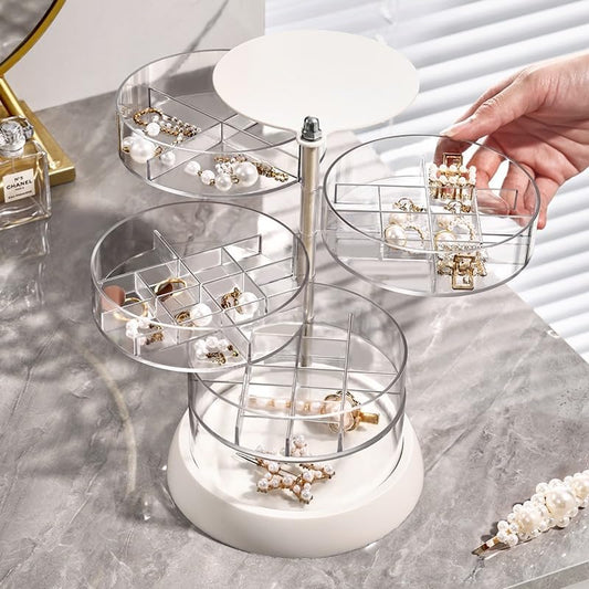 Smart Swivel Jewelry Organizer Tower