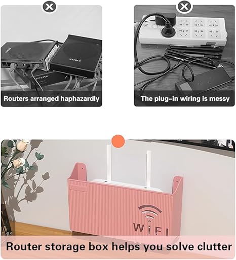 Clean Space Wi-Fi Router Holder