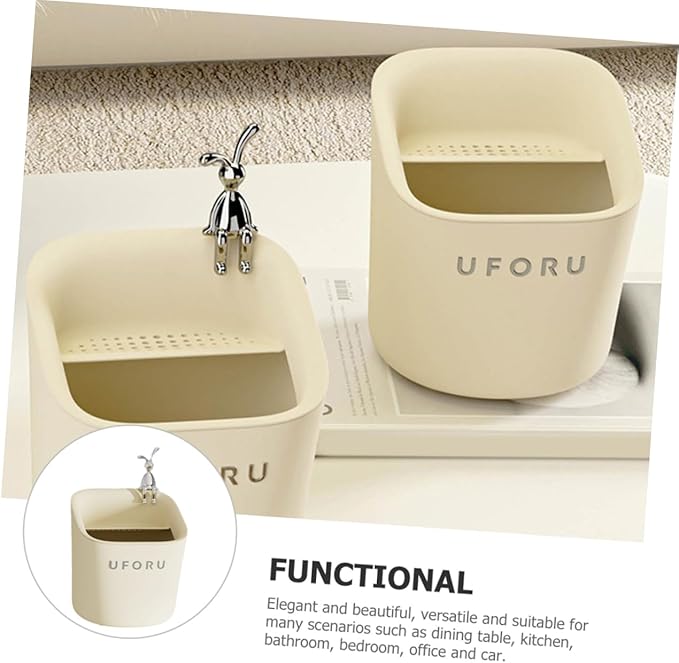 TinyBuddy Tabletop Drain Trash Bin