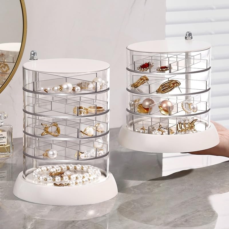 Smart Swivel Jewelry Organizer Tower