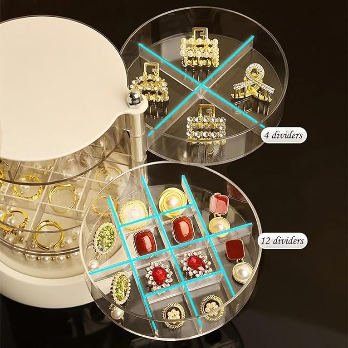 Smart Swivel Jewelry Organizer Tower