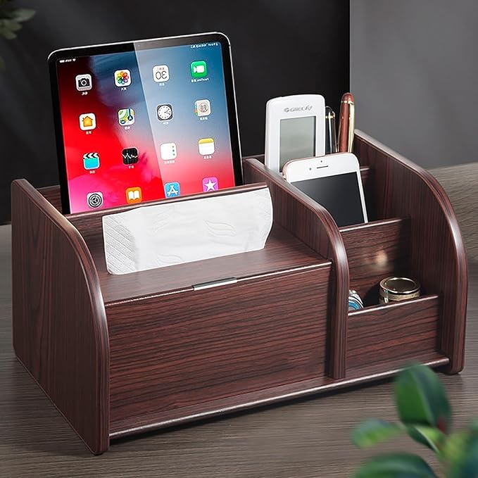 Classic Wooden Desk Organizer