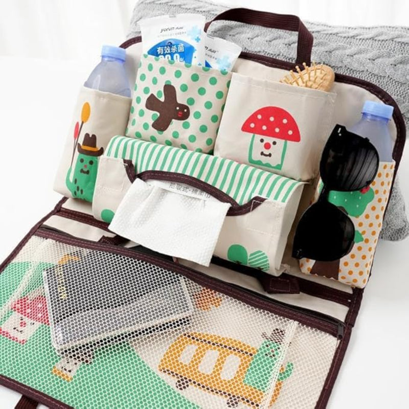 Multi-Pocket Car Seat Organizer