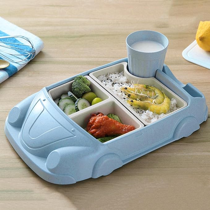 Play & Eat Car Shaped Food Plate