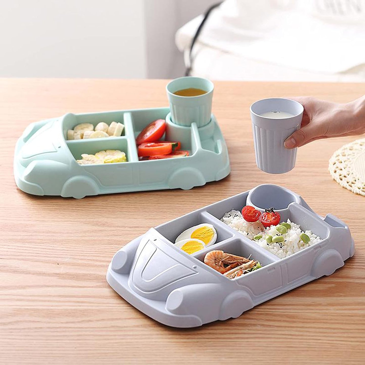 Play & Eat Car Shaped Food Plate