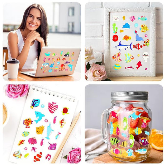 Ocean Themed Stickers for Kids
