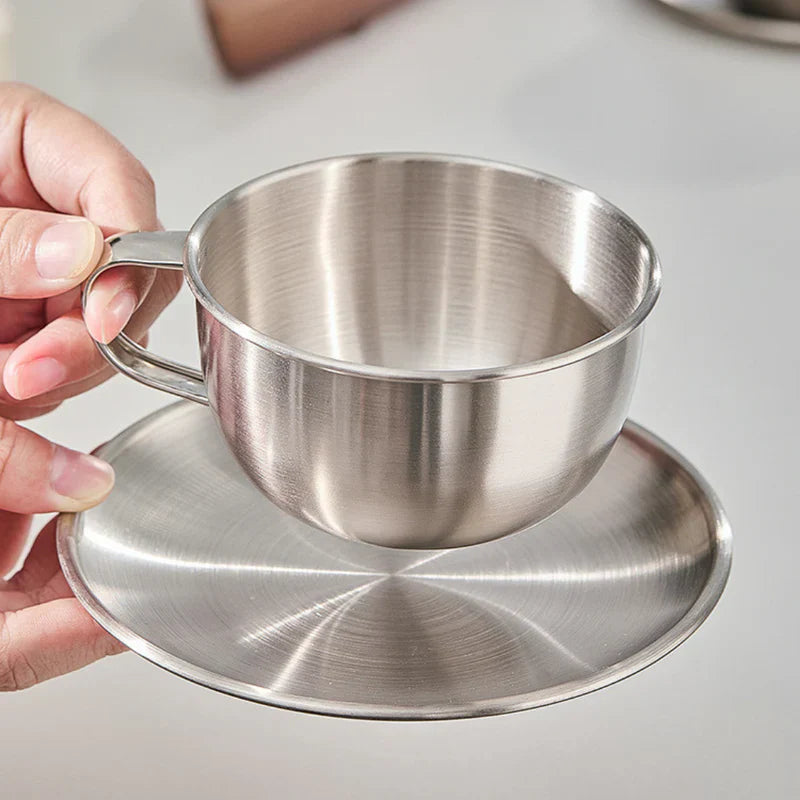 Premium Cup Set with Lid & Spoon