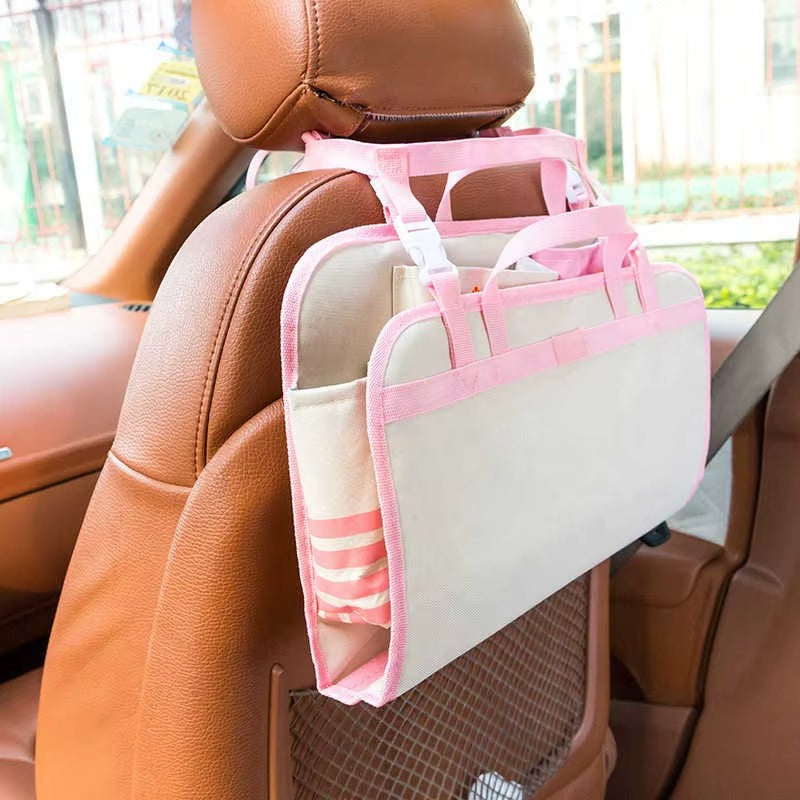 Multi-Pocket Car Seat Organizer