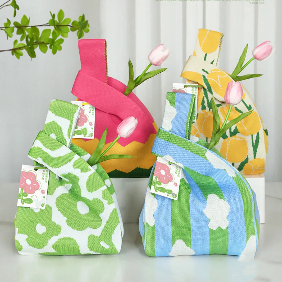 Multi-Design Korean Casual Knot Wrist Handbag