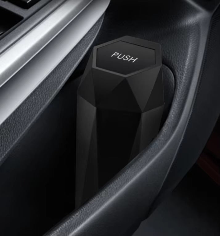 Hexagonal Car Trash Can with Lid