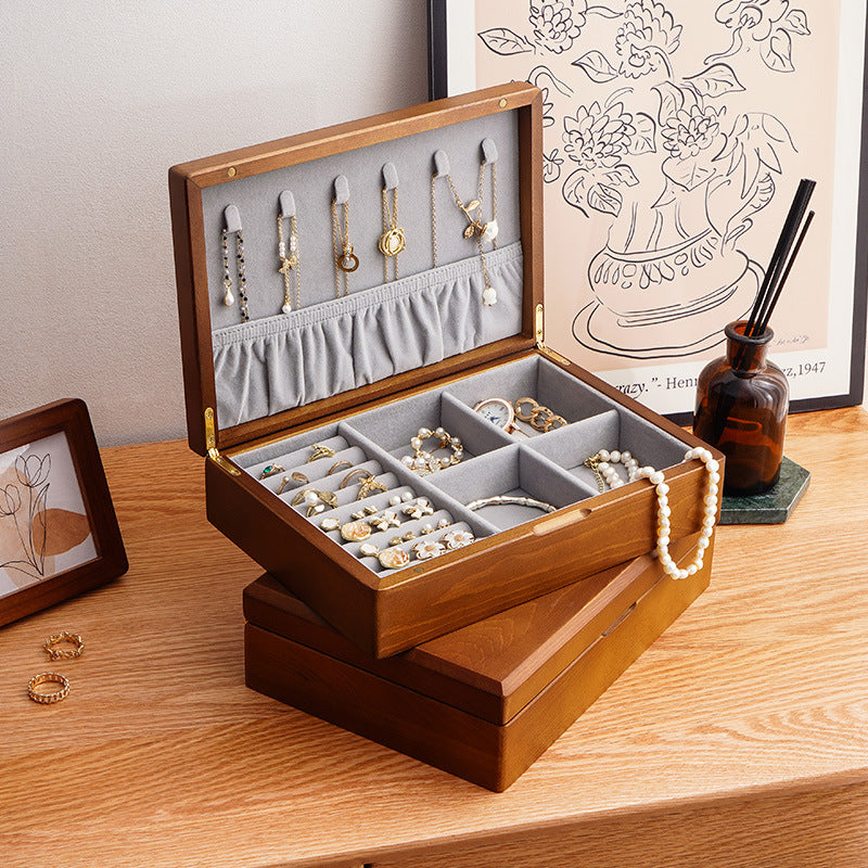 Solid Wooden Jewellery Box