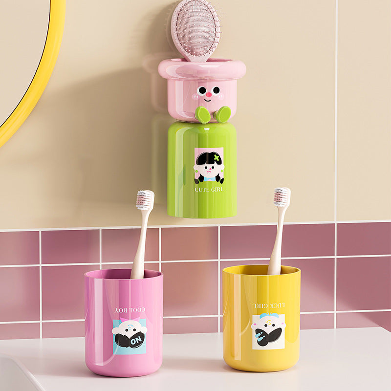 Cartoon Magnetic Toothbrush Holder