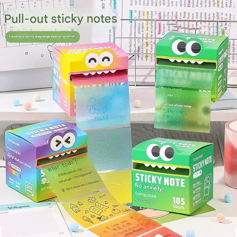 New Transparent Color Pop Sticky Notes