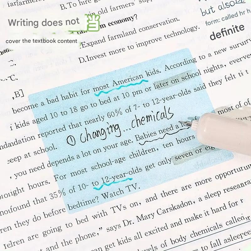 New Transparent Color Pop Sticky Notes