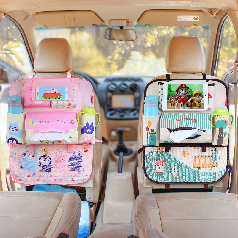 Multi-Pocket Car Seat Organizer