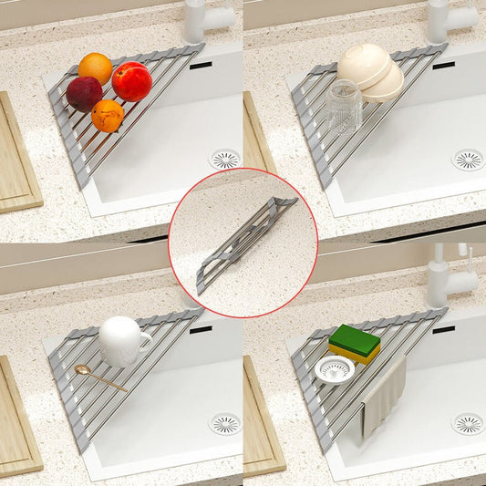 Corner Fit Kitchen Drying Rack