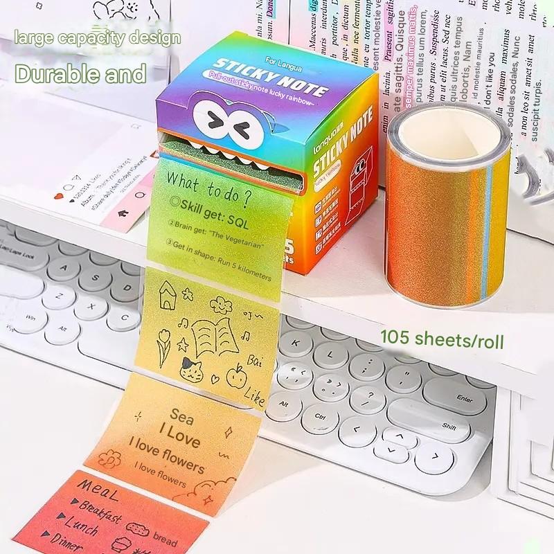 New Transparent Color Pop Sticky Notes