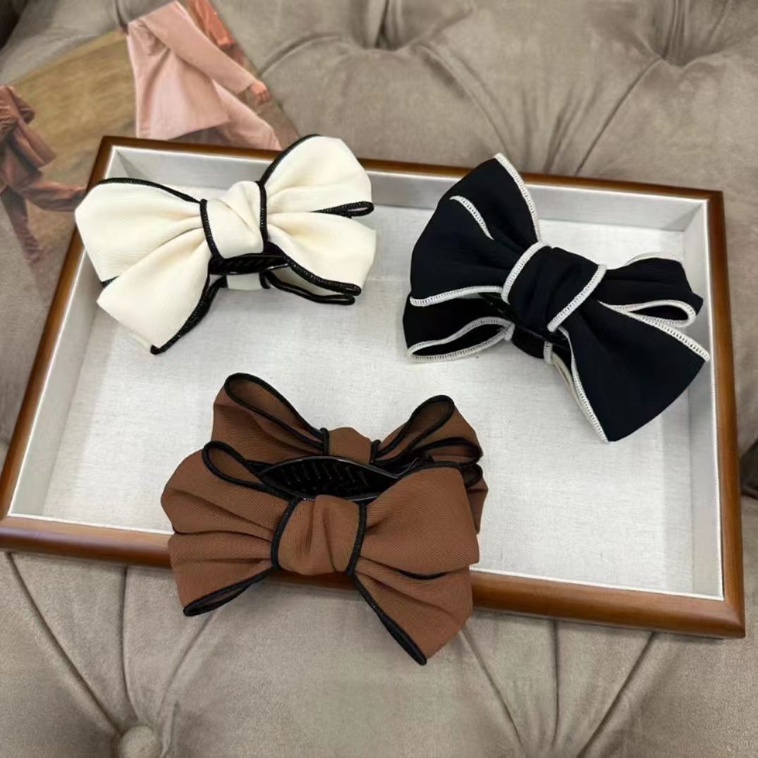 Women Bowknot Hair Claw Clip