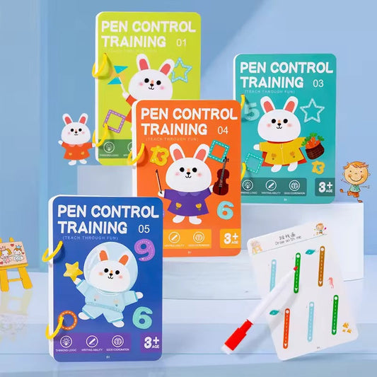 Pen Control Learning Practice Book