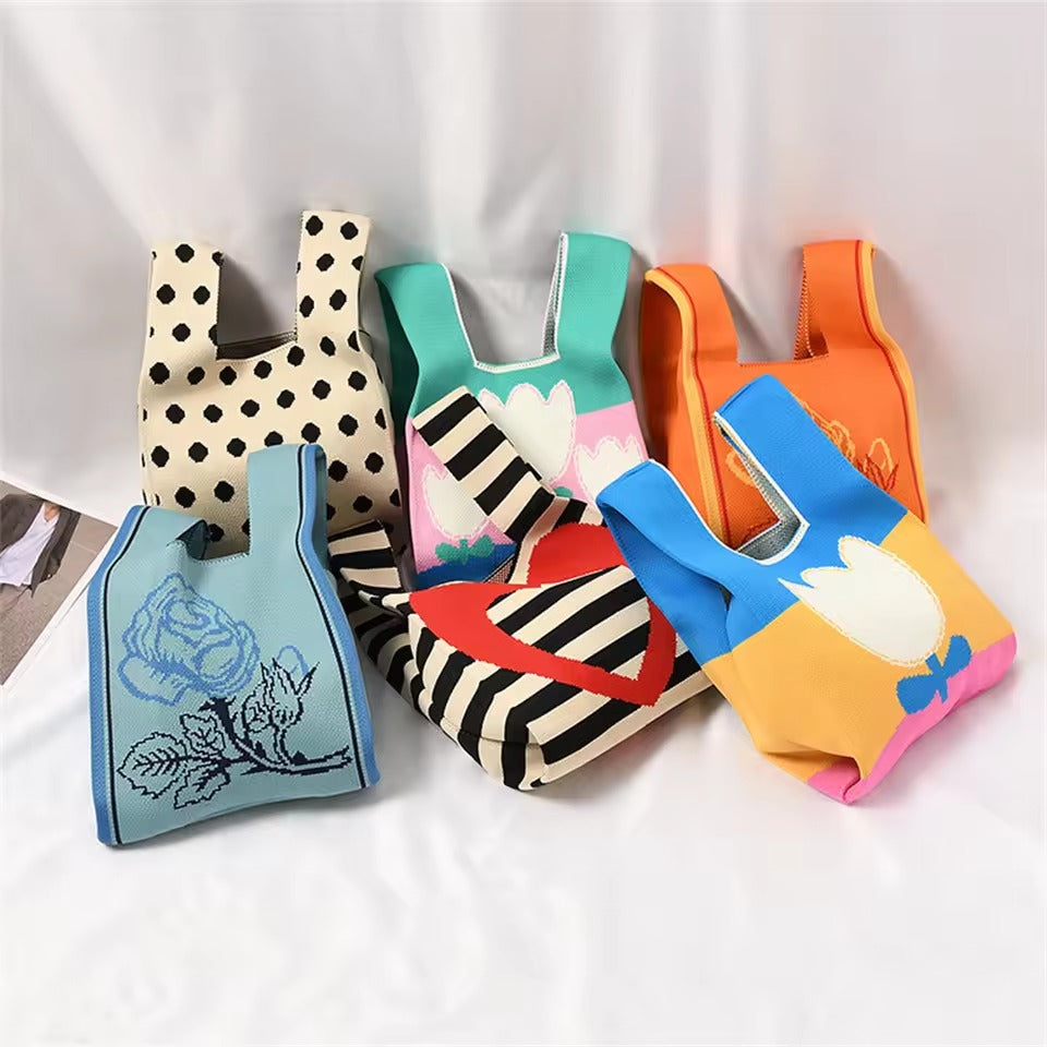 Multi-Design Korean Casual Knot Wrist Handbag