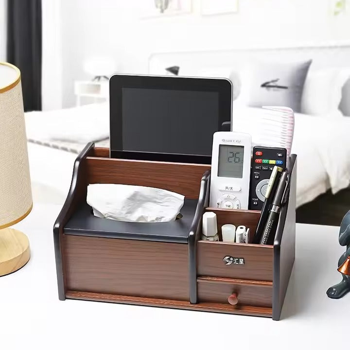 Classic Wooden Desk Organizer