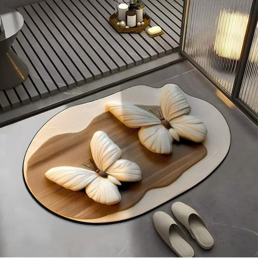 FlowerFusion 3D Floor Mat