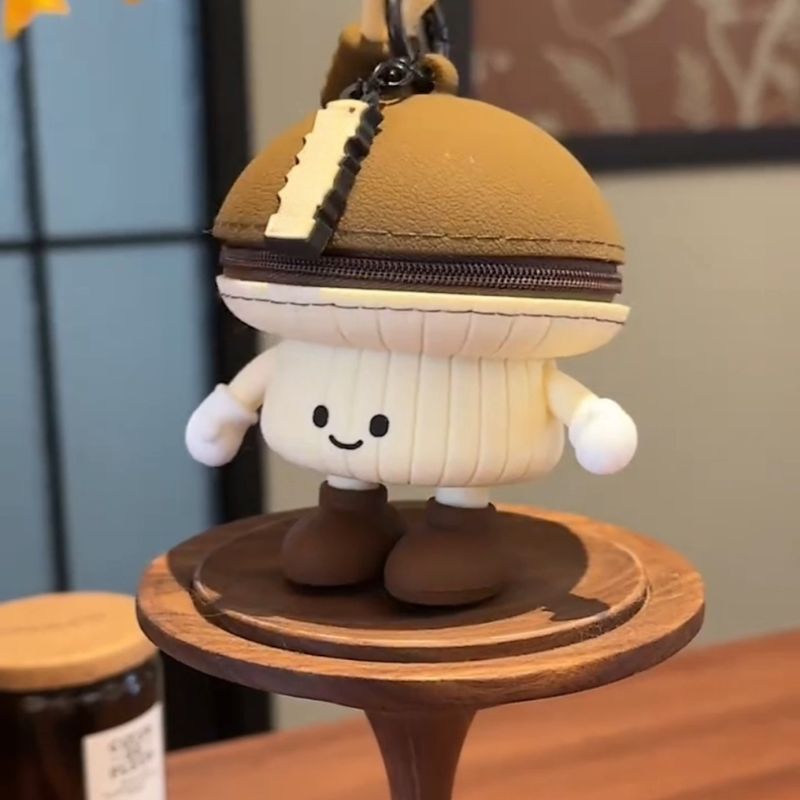 Cute Mushroom Coin Pouch