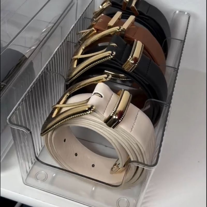 Premium Closet Belt Storage Box
