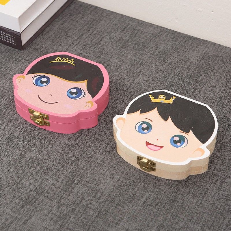 Baby Tooth Fairy Keepsake Wooden Box