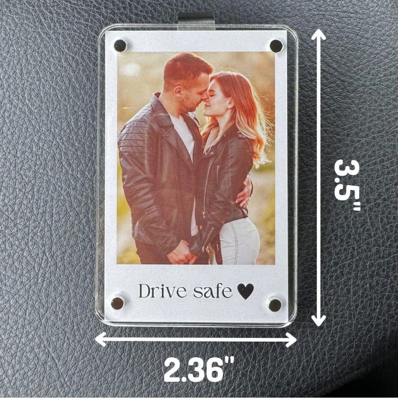 Personalized Photo Car Visor Clip ( No Photo Included )