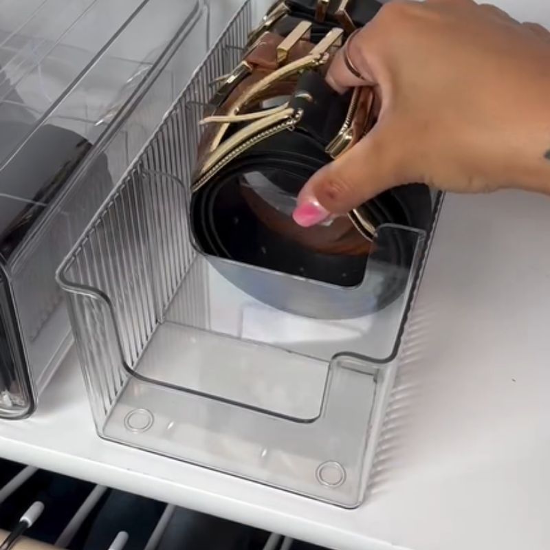 Premium Closet Belt Storage Box