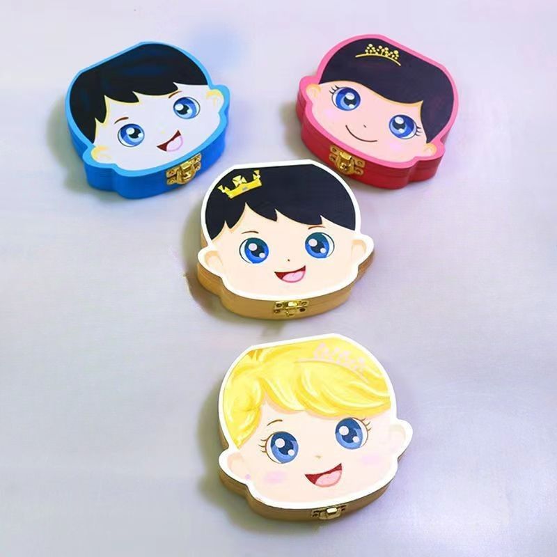 Baby Tooth Fairy Keepsake Wooden Box