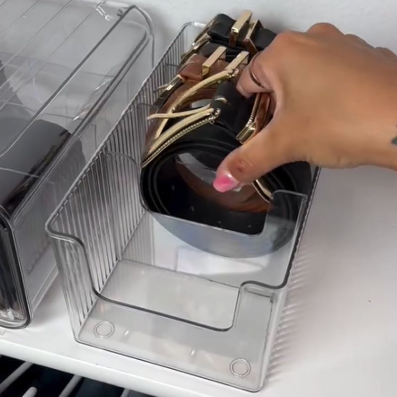 Premium Closet Belt Storage Box