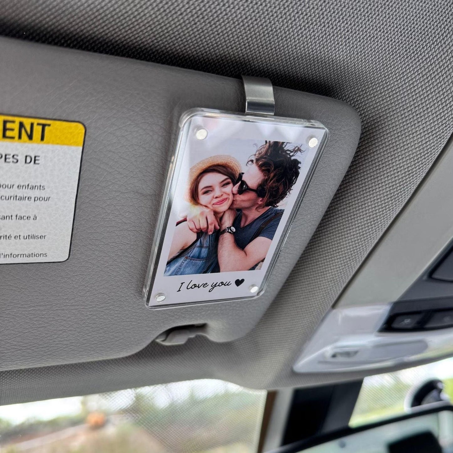 Personalized Photo Car Visor Clip ( No Photo Included )