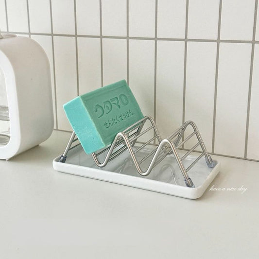 WavyEdge Stainless Steel Soap Rack
